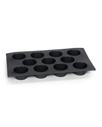 Forma pentru 11 mini briose, 29 cm, silicon platinum - PATISSE